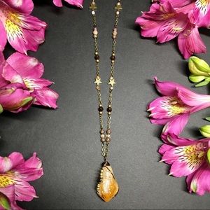 Citrine Crystal Necklace